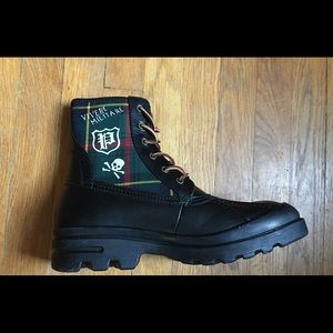 Polo Ralph Lauren Tartan duck boots ( Udel ) model